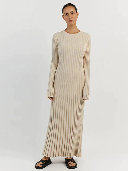 The Madelline Ribbed Knit Dress