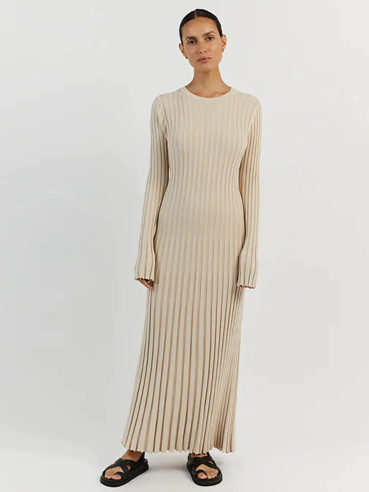 The Madelline Ribbed Knit Dress