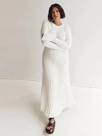 The Madelline Ribbed Knit Dress