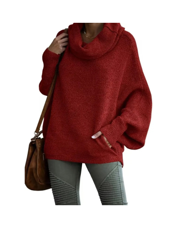 Lantern Sleeve Comfort Sweater