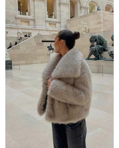 Winter Wonderland Faux Fur Coat