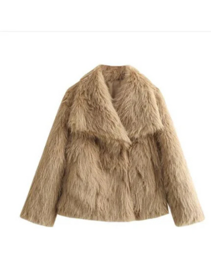 Winter Wonderland Faux Fur Coat