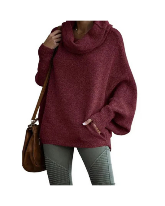 Lantern Sleeve Comfort Sweater