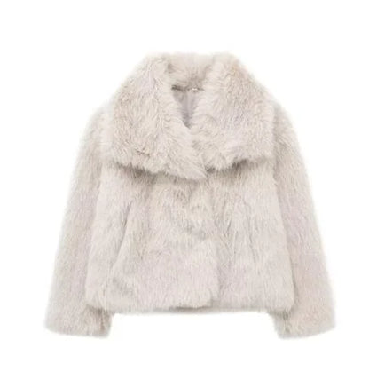 Winter Wonderland Faux Fur Coat