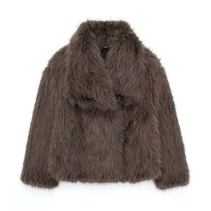 Winter Wonderland Faux Fur Coat