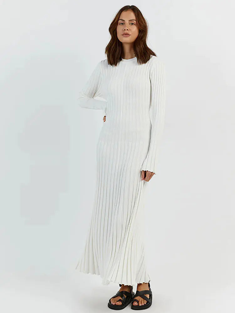 The Madelline Ribbed Knit Dress