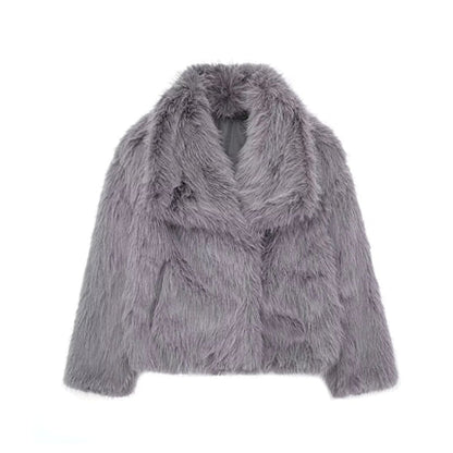 Winter Wonderland Faux Fur Coat