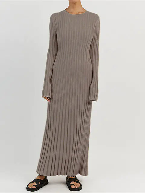 The Madelline Ribbed Knit Dress